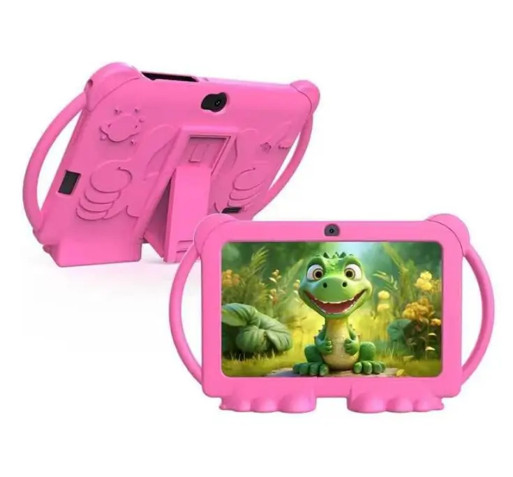 Kids Tablet 7 inch for Girls Boy Android Tablets for Kids, 4GB RAM 32GB ROM Toddler Tablet, WIFI Bluetooth, Safety Eye IPS Screen, Parental Control, Dual Camera Shockproof Case for Educational Games